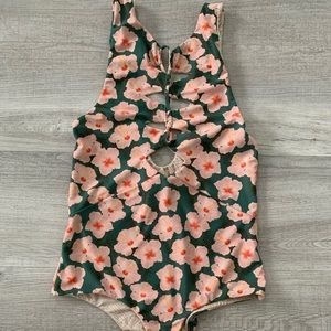 Acacia swimwear Mauka one piece in Mahalo print